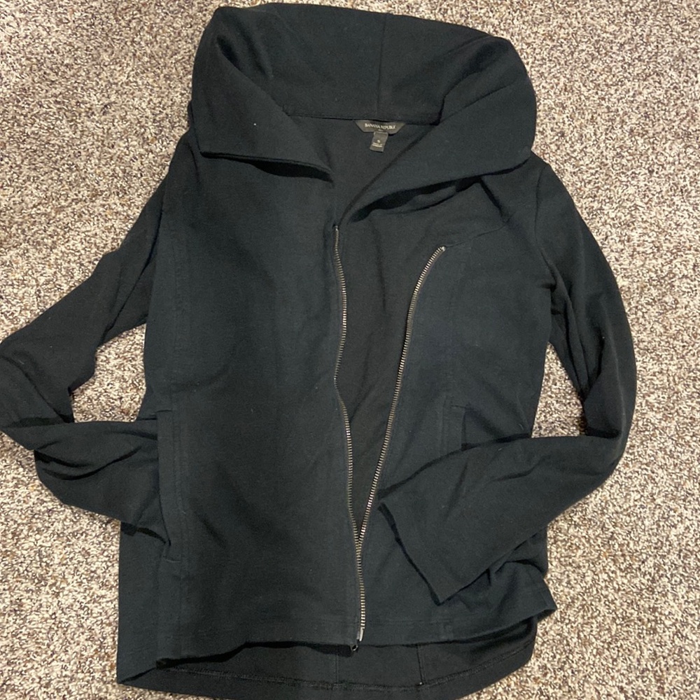 Banana Republic Asymmetrical Zip Sweatshirt